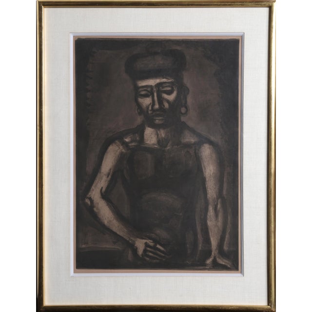 Jean-Francois ne Chante Alleluia (Jean-Francois Never Sings Alleluia) no. 25 from the Miserere et Guerre series Rouault,...