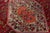 Textile Red Vintage Persian Kashan Allover Designed Wool Rug For Sale - Image 7 of 8
