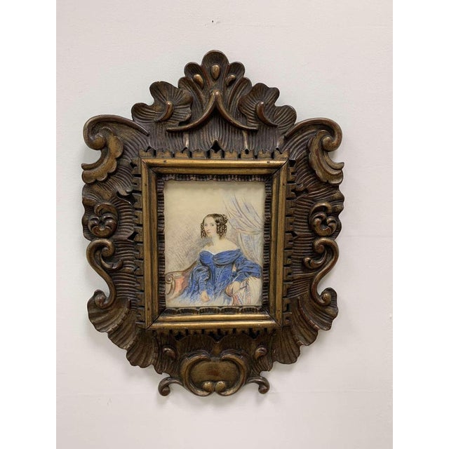 Portraits, Watercolours, Early 1800s, Framed, Set of 2 For Sale - Image 15 of 18