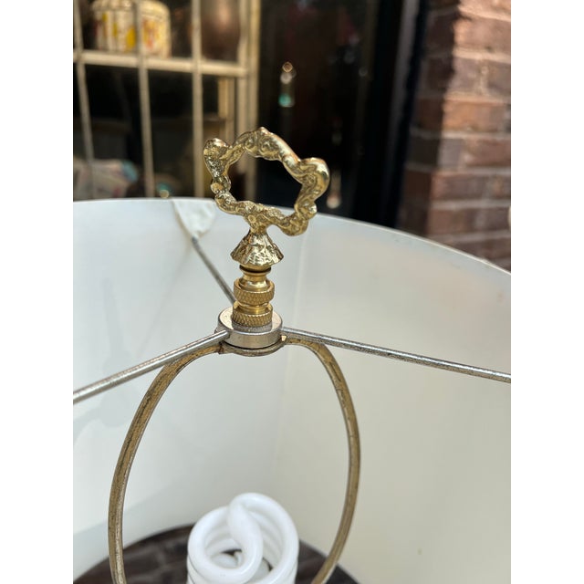 12” floor to socket. Up for consideration is a beautiful pair of marble base detailed lamps. These would look lovely in...