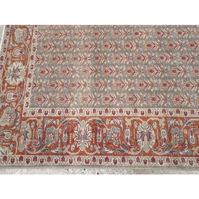 Mid 20th Century Galerie Shabab Collection Mid-20th Century Turkish Sivas Accent Rug For Sale - Image 5 of 8