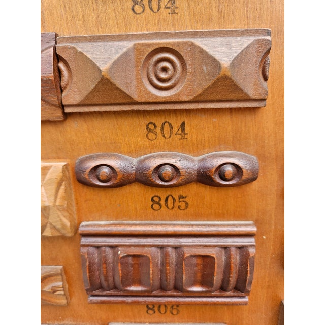 Mercantile Architectural Wood Molding Trim Display (Panel B) For Sale - Image 13 of 13