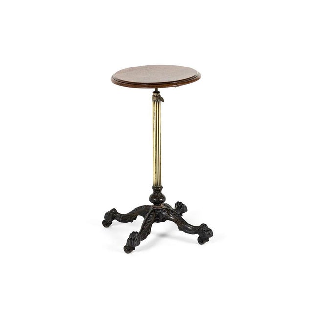 Black 19th Century Mahogany and Brass Occasional Tables, Set of 2 For Sale - Image 8 of 18