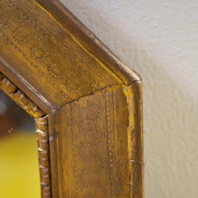 Vintage Mirror with Gold Frame For Sale - Image 4 of 8