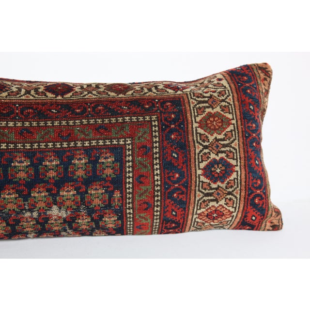 Handwoven Tribal Navy Blue Throw Rug Pillow Cover -16'' X 40'' For Sale In Tampa - Image 6 of 10