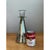 Vintage Silvered Glass Candle Holder For Sale - Image 9 of 12