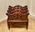 Wood Victorian Walnut Canterbury Magazine Stand For Sale - Image 7 of 8