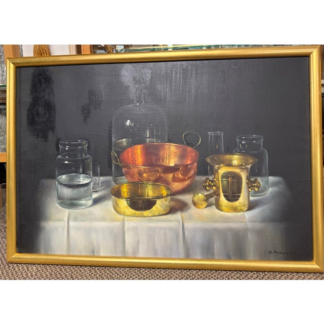 Gyula Paksy - oil. Gyula Paksy is known for his realistic and classicist style, often focusing on elevating everyday...