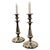19th Century Silver-Plated Candleholders, 1880s, Set of 2 For Sale - Image 9 of 9
