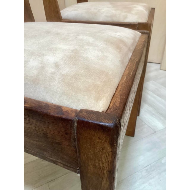 1920s Art Deco Dining Chairs from L.O.V. Oosterbeek, 1920s, Set of 4 For Sale - Image 5 of 8