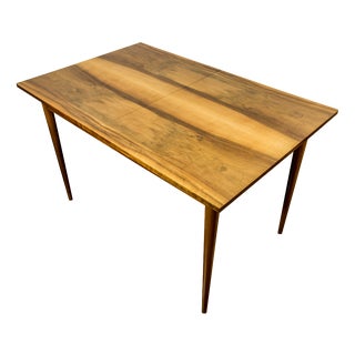 Mid-Century Extendable Dining Table in Walnut from BFM, Poland, 1960s For Sale