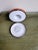 Fun colorful French Limoges porcelain sombrero form box.