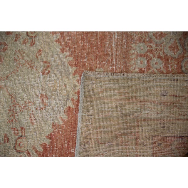 Old New House Vintage Distressed Oushak Rug - 3'5" X 6'4" For Sale - Image 4 of 9