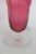 Pink Pink Flash Optic Glass Footed Vases Pair of 2 Mid Century Modern Style 5078b For Sale - Image 8 of 13