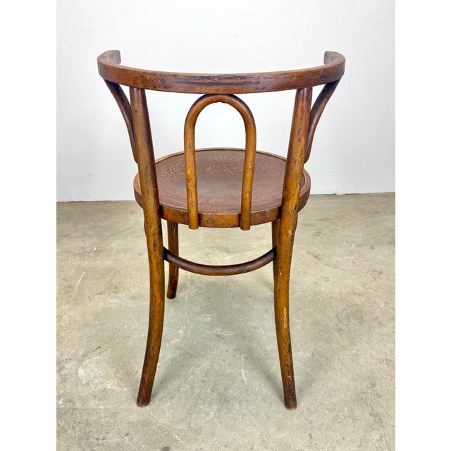 Wood Antique Bentwood Thonet Style Accent / Corner Chair by Luterma, Estonia For Sale - Image 7 of 12