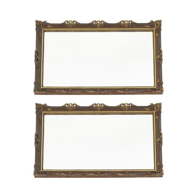 Antique Portuguese Wall Mirrors, 1800s, Set of 2 For Sale - Image 6 of 6