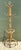 Vintage Italian Rattan Coat Rack For Sale - Image 4 of 14