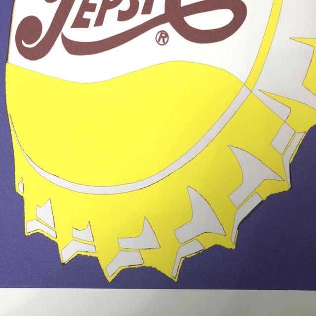 1990s After Andy Warhol "Pepsi-Cola" Lithograph For Sale - Image 4 of 8