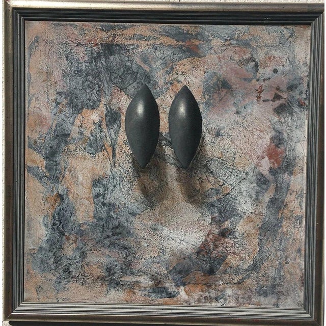 Arno Jung, Grey Forms, 1948, Oil Painting on Canvas For Sale - Image 7 of 13
