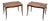 Vintage Regency Inlaid Side Tables, 1930, Set of 2 For Sale