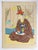 Mid-Century Modern 1950 Paul Jacoulet the Bridegroom Seoul, Korea Signed Woodblock Print For Sale - Image 3 of 3