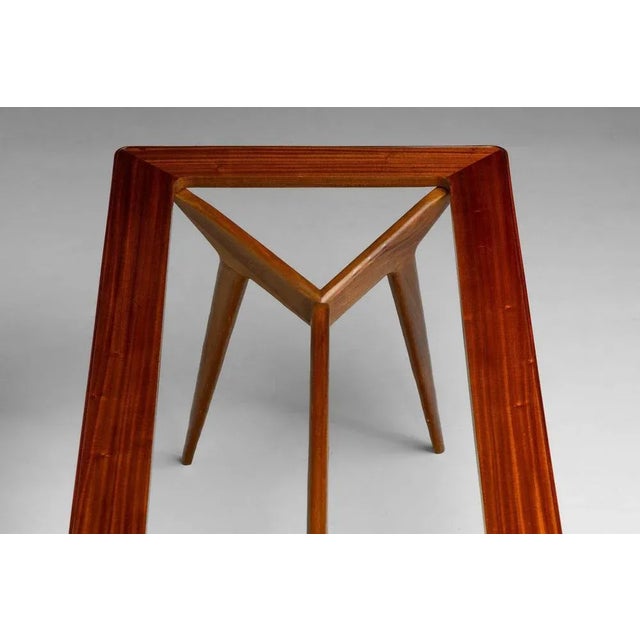 Sculptural Mahogany Dining Table by Franco Albini, Italy, 1950s For Sale - Image 10 of 18