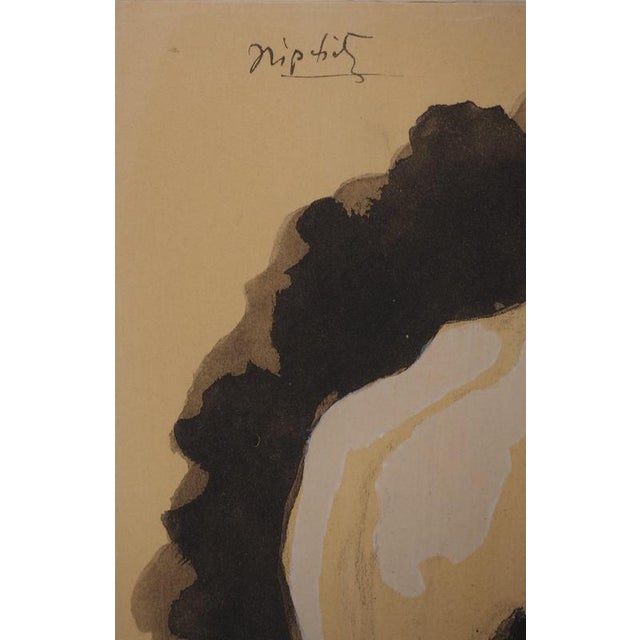 Jacques LIPCHITZ (1891-1973) Vengeance of Olympus, 1940 Original lithograph enhanced with stencil Signed in the plate On...