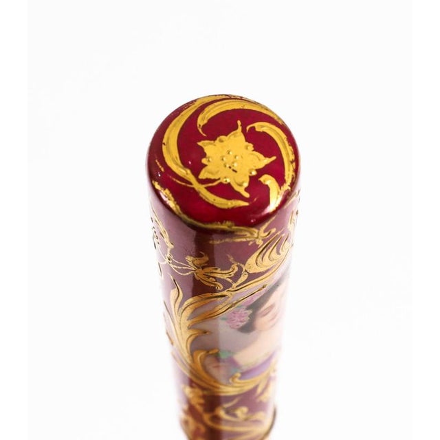 Antique French Sevres Porcelain Walking Sword Stick, 1890s For Sale - Image 10 of 15
