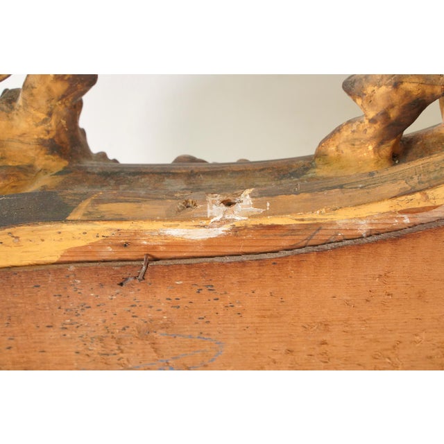 Antique European Louis XV Rococo Wall Mirror For Sale - Image 10 of 11