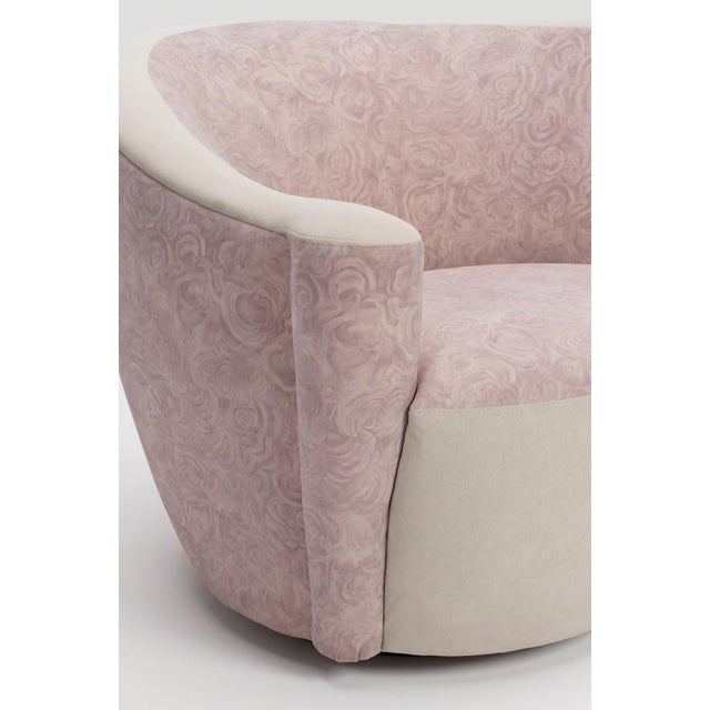 Textile Pair of Vladimir Kagan Nautilus Swivel Chairs For Sale - Image 7 of 10