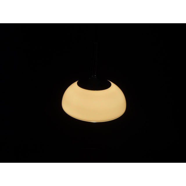 Silver Space-Age Ufo Glass Lamp by Peill & Putzler, 1960s For Sale - Image 8 of 9