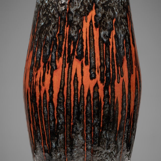 Ceramic Large Fat Lava Ceramic Jug from Scheurich Keramik, Germany, 1970s For Sale - Image 7 of 9