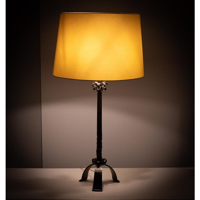 Art Deco Table Lamp in Bronze, 1930 For Sale - Image 10 of 12