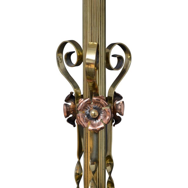 Art Nouveau Floor Standard Lamp For Sale - Image 6 of 11