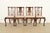 A gorgeous set of four Georgian, Chippendale or Queen Anne style dining chairs In the manner of Henredon USA, Circa...