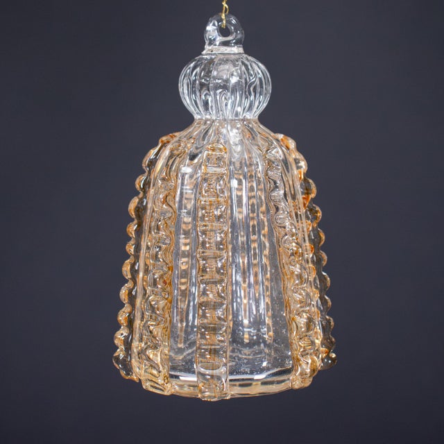 Midcentury Rugiada Murano Chandelier Attributed to Barovier & Toso For Sale - Image 15 of 18