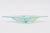 1960s Vintage Signed Higgins Fused Glass Square Bowl, Amoeba Pattern, Turquoise, Gold, White, Yellow, 1960's' For Sale - Image 5 of 11
