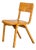 Stackable School Chair in Wood and Bentwood, 1970s For Sale