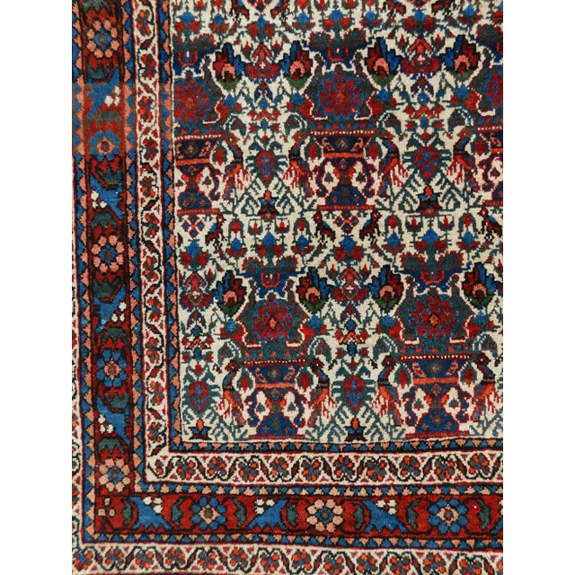 1930s Antique Persian Rug. 3'6"x 5' For Sale - Image 11 of 13
