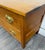 Wood Antique Victorian Solid Golden Oak Two Drawer Chest For Sale - Image 7 of 13