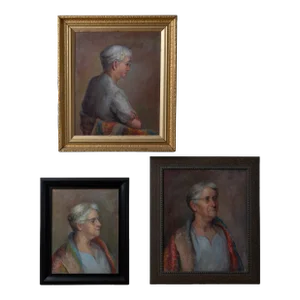 Anne Taylor Nash - 3 Portrait Studies of Matron