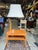 1970s Mid Century Modern Wooden Table With Lamp For Sale In Atlanta - Image 6 of 10