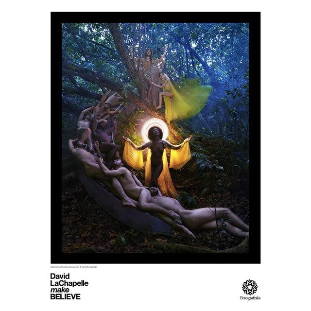 David Lachapelle Staircase to Paradise Official Exhibition Poster Dimensions: 13,7 x 15,7 in / 35 x 40 cm Sold unframed