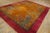1920s Burnt Orange Floral Antique Chinese Art Deco Carpet 8'8'' X 11'4'' Knotted Pile Wool Rug For Sale - Image 12 of 12