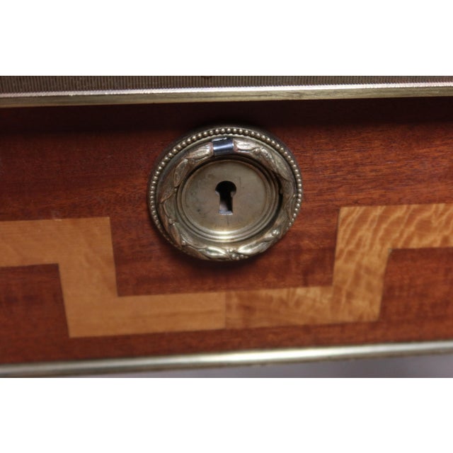 Wood Directoire Style Desk, 1920s For Sale - Image 7 of 13