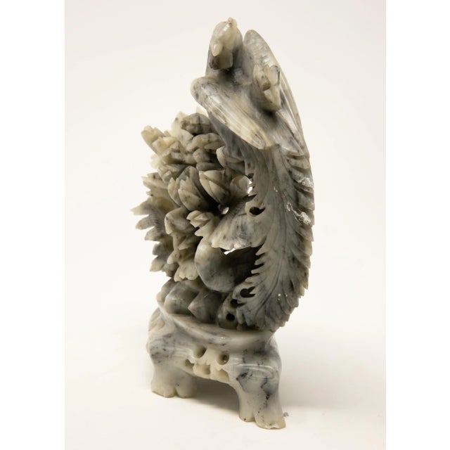 Mid 20th Century Chinese Soapstone Hand-Carved with Phoenix For Sale - Image 11 of 13