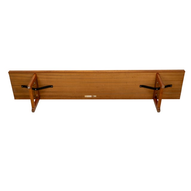 Vintage Torbjørn Afdal Krobo Extra Long Teak Bench by Bruksbo Norway, Scandinavian Modern For Sale - Image 14 of 18