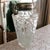 Mid-Century Cut-Pattern Glass Vase with Ornate Metal Mount, 1950s For Sale - Image 10 of 12