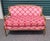 Fine 1950s Hollywood Style Velvet Settee For Sale - Image 9 of 11