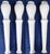Large 36" Wide White Porcelain Console Sink With Porcelain Legs For Sale - Image 17 of 18